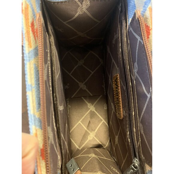 Wrangler Aztec Southwest Western Crossbody Handbag - Picture 8 of 8